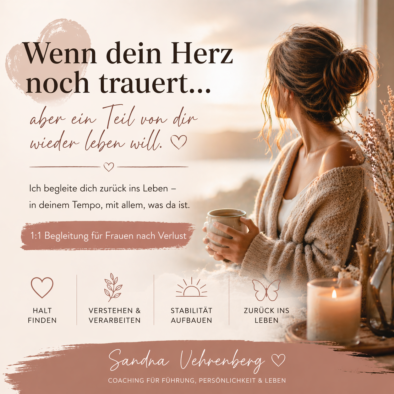 1:1 Begleitung – Zurück ins Leben – zurück in dein Herz🖤
